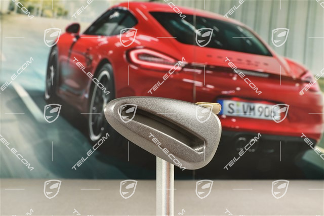 Sportsitz, Rosette für Betaetigungsknopf / Kippgriff für die Rückenlehne, Vulkangrau, R
