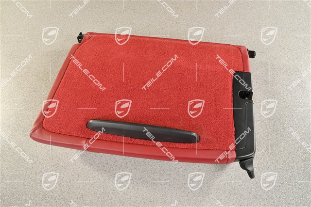 Notsitzrückenlehne / Rücksitz / Rückenlehne, Hinten, Leder, Bordeauxrot, Coupe, L