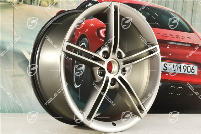 21-inch wheel rim Mission E Design, 9,5J x 21 ET60, Platinum satin-matt