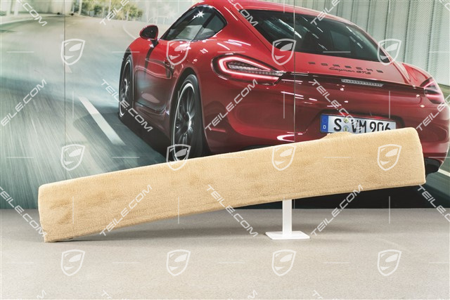 Tapicerka ściany tylnej, Coupe, Wycieraczka tylnej szyby, wykładzina, Sand beige