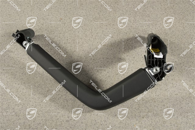 Uchwyt / rączka tapicerki drzwi, Czarny, Przód = tył, L