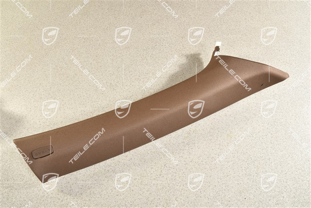 Tapicerka słupka-A, Czarna, brązowa, R