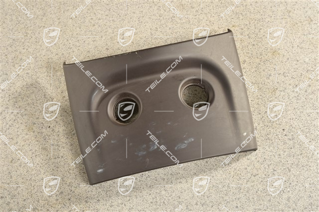 Trim for centre console, rear, with 2x 12v socket, Espresso