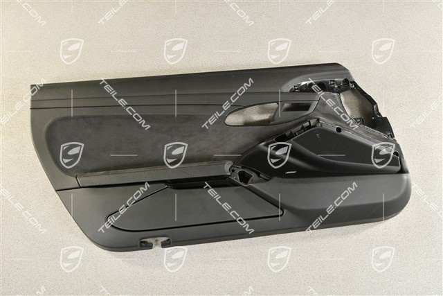 Türverkleidung, Leder/Alcantara Schwarz / Schwarz Leder zierleiste, Sitzpositions, Bose, L (beschadigt leder)