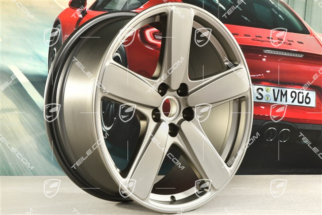 19-inch wheel rim "SportClassic", 8J x 19 ET21, Platinum satin-matt