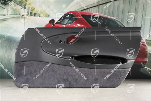 Tapicerka drzwi, skóra, bez głośników, Metropole blue, R