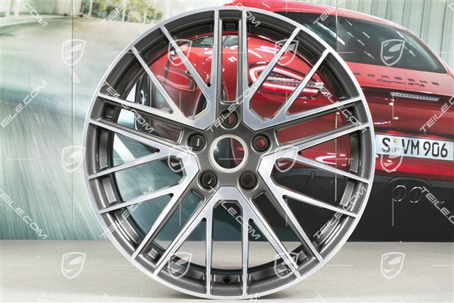 20" Felga Turbo V, 9J x 20 ET41, Titan