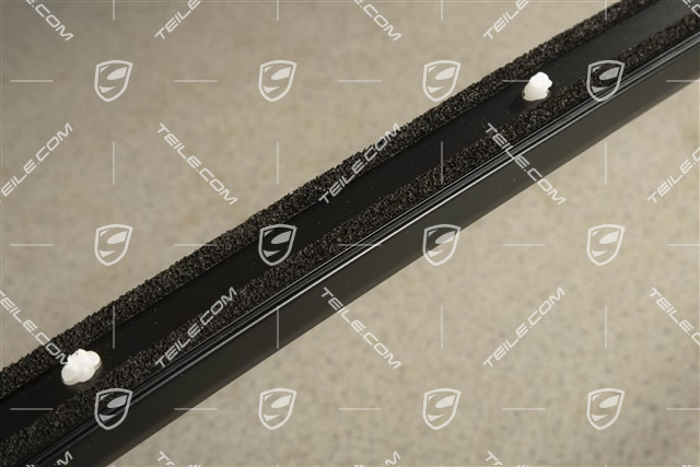 Zierleiste, seitlich, Schwarz, L