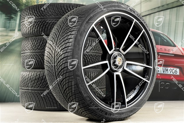 20/21-inch Turbo S winter wheel set, central lock wheel rims 8,5J x 20 ET40 + 11J x 21 ET66 + Michelin winter tyres 245/35 R20 + 305/30 R21