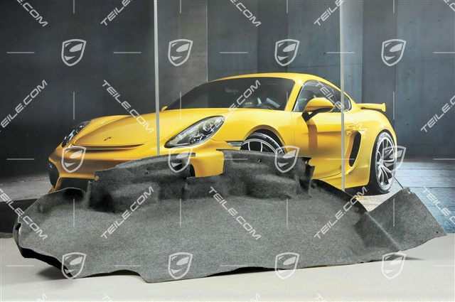 Verkleidung vom Kofferraum, Unterteil, grau Verkleidung vom Kofferraum, Unterteil, grau