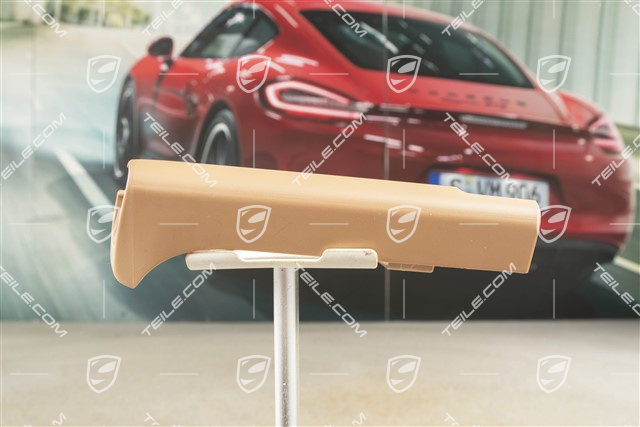 Osłona szyny siedzenia, Cognac, Tylna, L