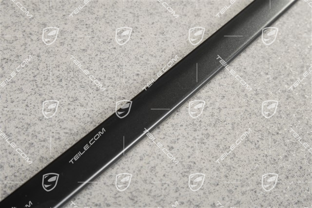 Zierleiste für Hintertür, oben, Schwarz-matt, L