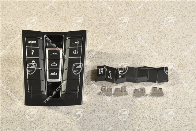 Cabrio, Kombischalter / Bedienteil, Mittelkonsole