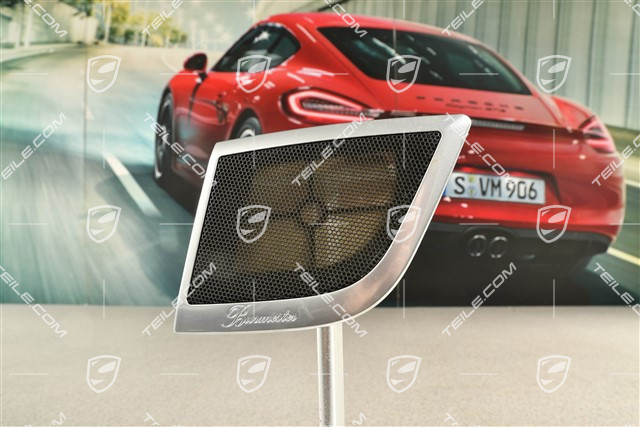 Dashboard cover trim for speaker, Black, Burmester, L