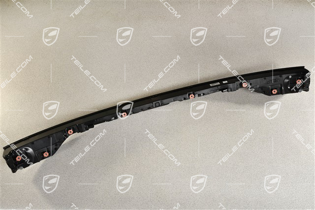 Blenda tylna środkowa z czarnym napisem