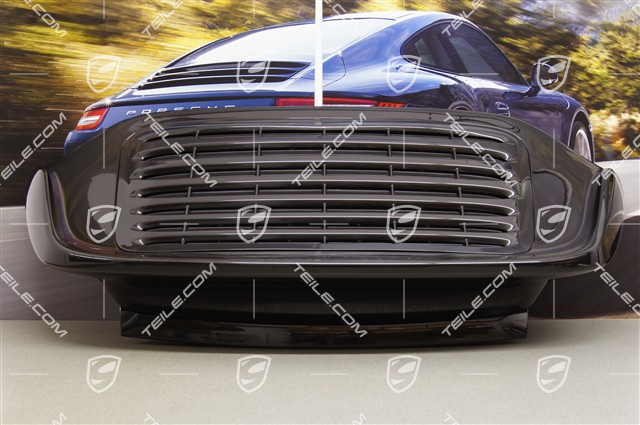 Turbo rear spoiler, incl. rear bonnet (engine lid), set incl. grille and all attachment parts