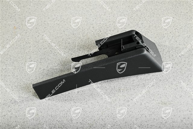Abdeckung, Abdeckschiene für Vordersitz, Hinten, Satinschwarz