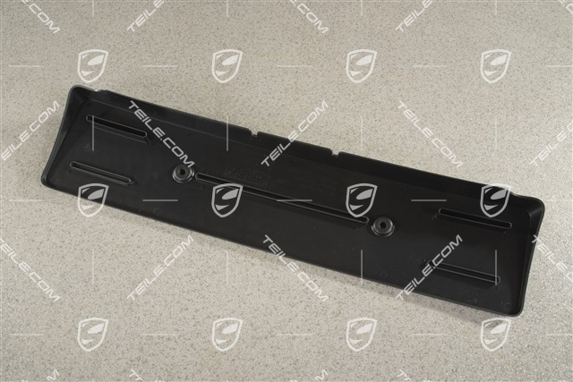 Front bumper licence plate support / holder