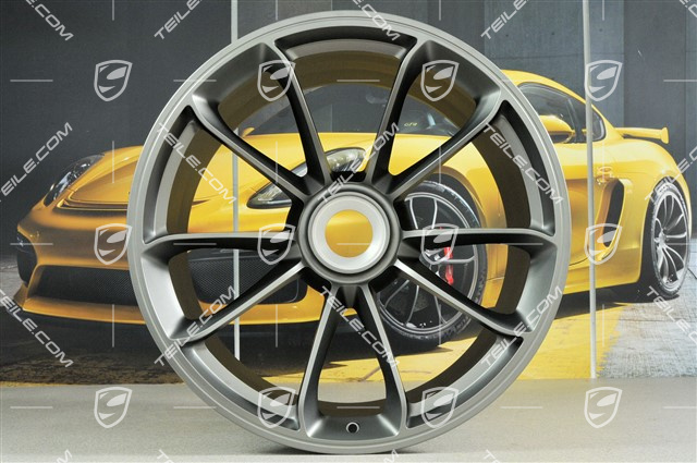 21" Felge GT3RS, 12,5J x 21 ET48, Platinum-Seidenmatt