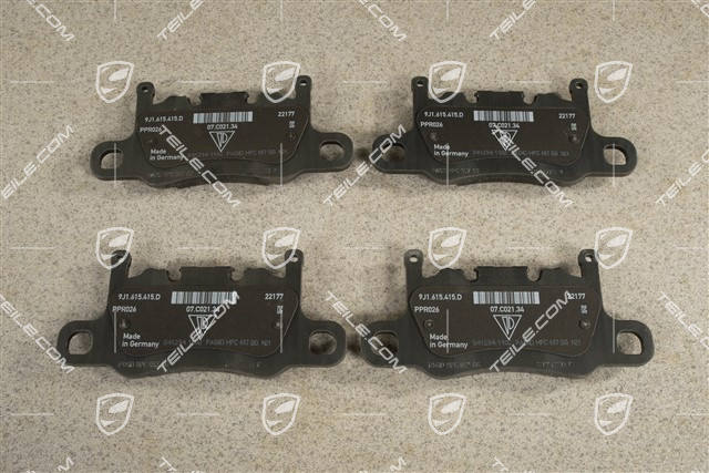 Bremsbeläge, Reparatursatz, HA, PCCB, Satz L+R