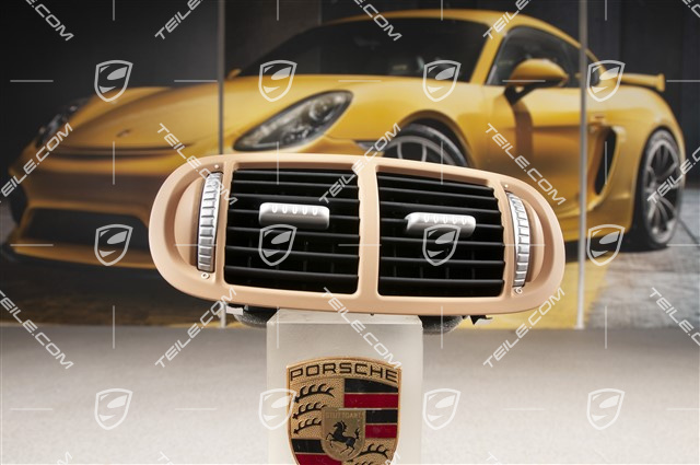 Defrosterblende / mitteldüse, Mittelkonsole hinten, Sandbeige