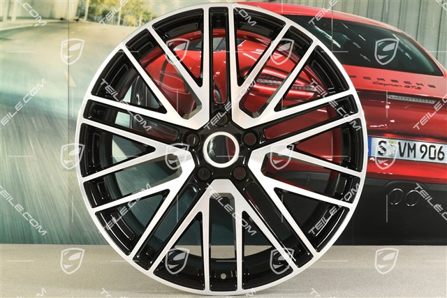 22-inch wheel Turbo Design, 11,5J x 22 ET52, black high gloss