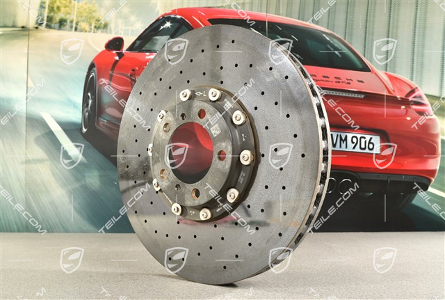 PCCB ceramik brake disc, Panamera, 20-inch / 420mm, damaged on the edge (photos), L