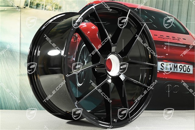 21-inch wheel rim Carrera GTS, 11,5J x 21 ET79, center lock, black high gloss