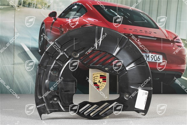 Front axle disc brake protective plate, PCCB, R