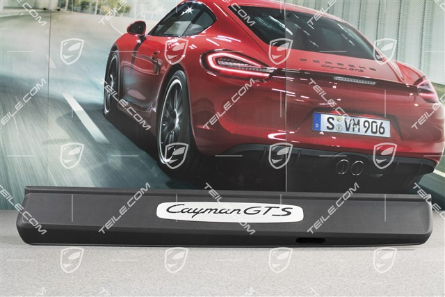 Blenden/Einstiegleisten, ohne Beleuchtung, Edelstahl, "Cayman GTS", Satz, L+R
