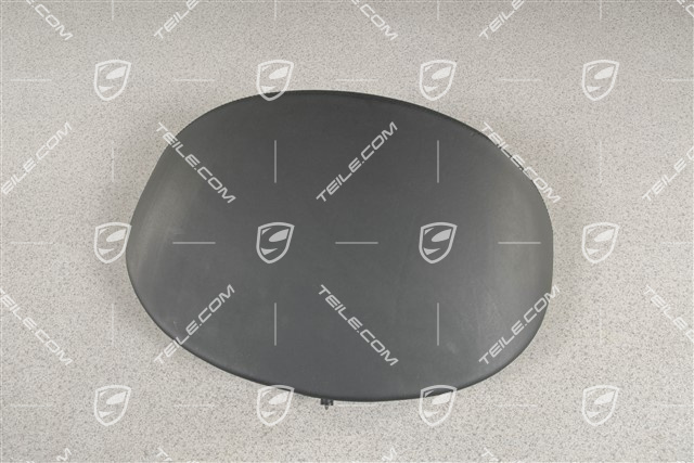 Osłona zegarów, Skóra, Czarna