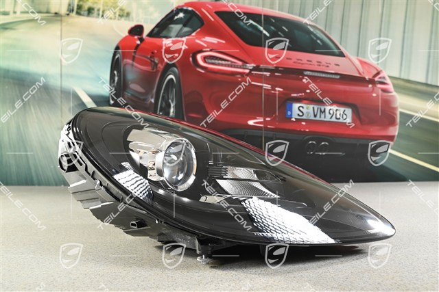 Bi-Xenon headlamp, dynamic AHBA, black, R