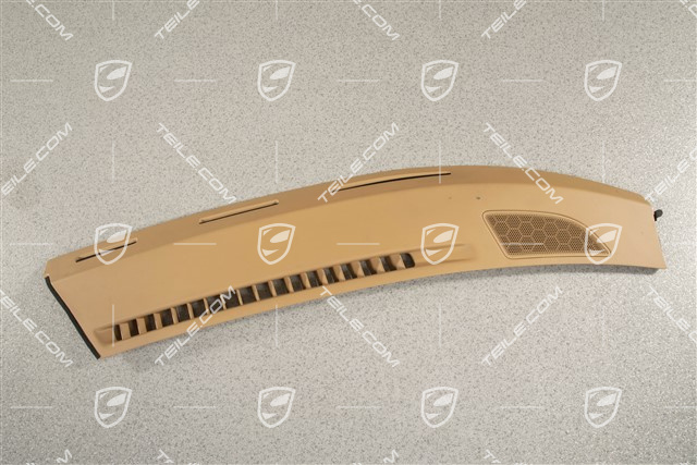 Blenda / osłona nawiewów konsoli / deski rozdzielczej,  beżowa, R