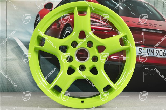 19-inch Carrera S wheel, 11J x 19 ET51, Lizard green