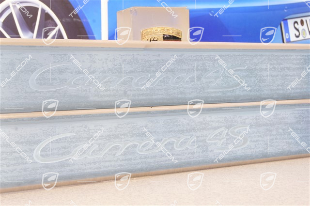 Blende, Einstiegleiste, Edelstahl, Carrera 4S