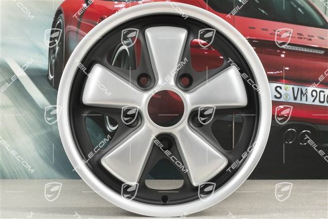 14-inch Fuchs alloy wheel rim, 5,5J x 14, prod. year 1969, restored