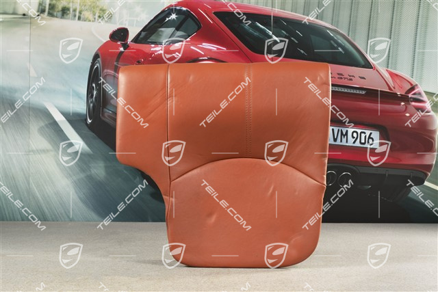 Notsitzkissen, Coupe/Targa, Leder, Terracotta, L