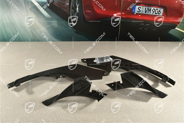 GT4, Luftführung für Radhausschale, Vorne Hinterteil, L+R