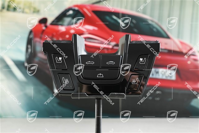 Cabrio, Tastenfeld / Tasten der Mittelkonsole, Sitzheizung / Sitzbelüftung und Verdeckbedienung