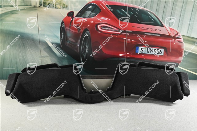 Verkleidung Teppich / Hutablage, Schwarz