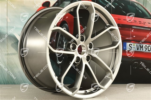 20" Felga GT4, 11J x 20 ET50, Platinum, satynowy mat