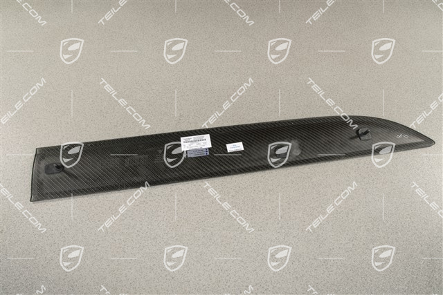 Blende, Tür, vorne, Carbon-Glänzend Schwarz, L