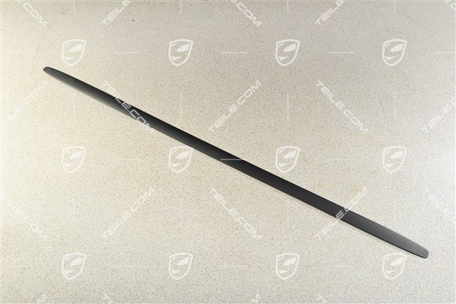 Roof cover moulding / trim, matte black