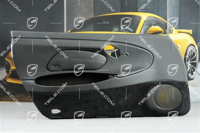 Türverkleidung mit Airbagblende, Klangpaket, Leder, Schwarz, L