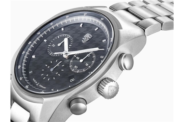 Heren Chronograph – Pepita, silber/schwarz, Limited Edition / 1.911 Stück