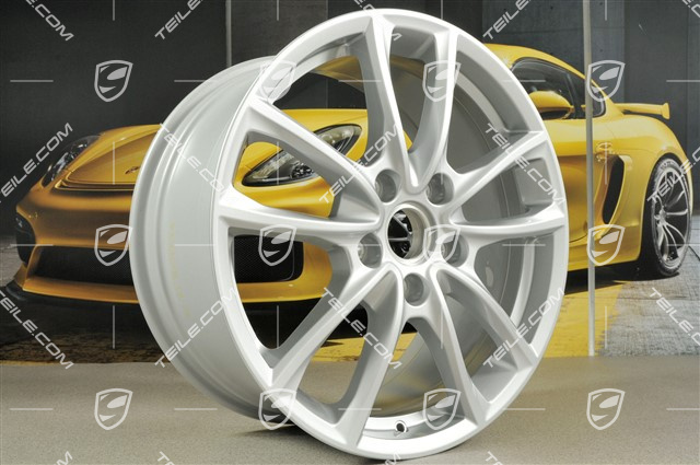 19" Felge Panamera S, 9J x 19 ET64, in Brilliantsilber