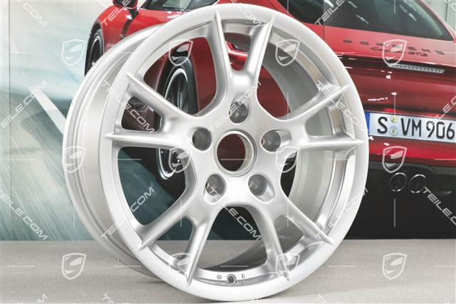 17" Komplet felg Boxster II, 6,5J x 17 ET55 + 8J x 17 ET40