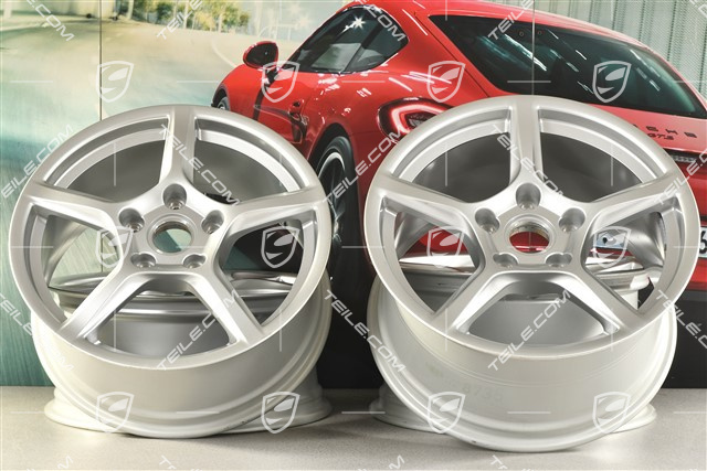 18" Felgensatz Boxster IV, 8J x 18 ET57 + 9,5J x 18 ET49