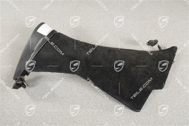 Verkleidung Sicherheitsgurt, Teppich, Schwarz, L