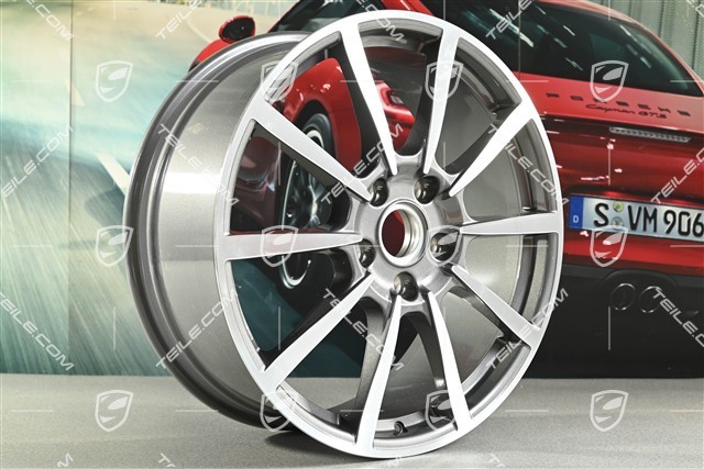 20" Felge Carrera Classic, Titan dunkel, 8J x 20 ET57